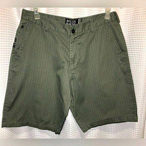 2/40$ Men’s Billabong Kaki with micro black stripes Shorts size 38‎